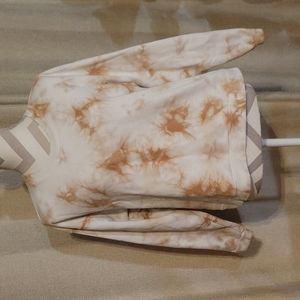 Madewell Crop Tie Dye Sweater boho hippie